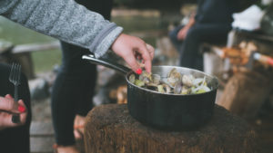 Clams at the cabin